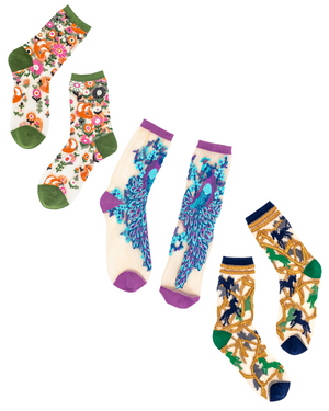 sock candy animal lovers sheer socks bundle animal themed socks for women